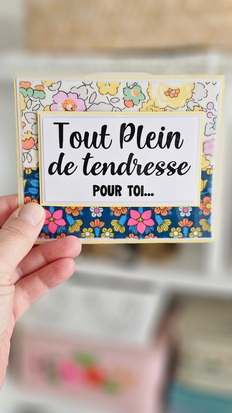 Carte tissu liberty