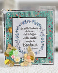 Carte à paillettes petits Bonheurs