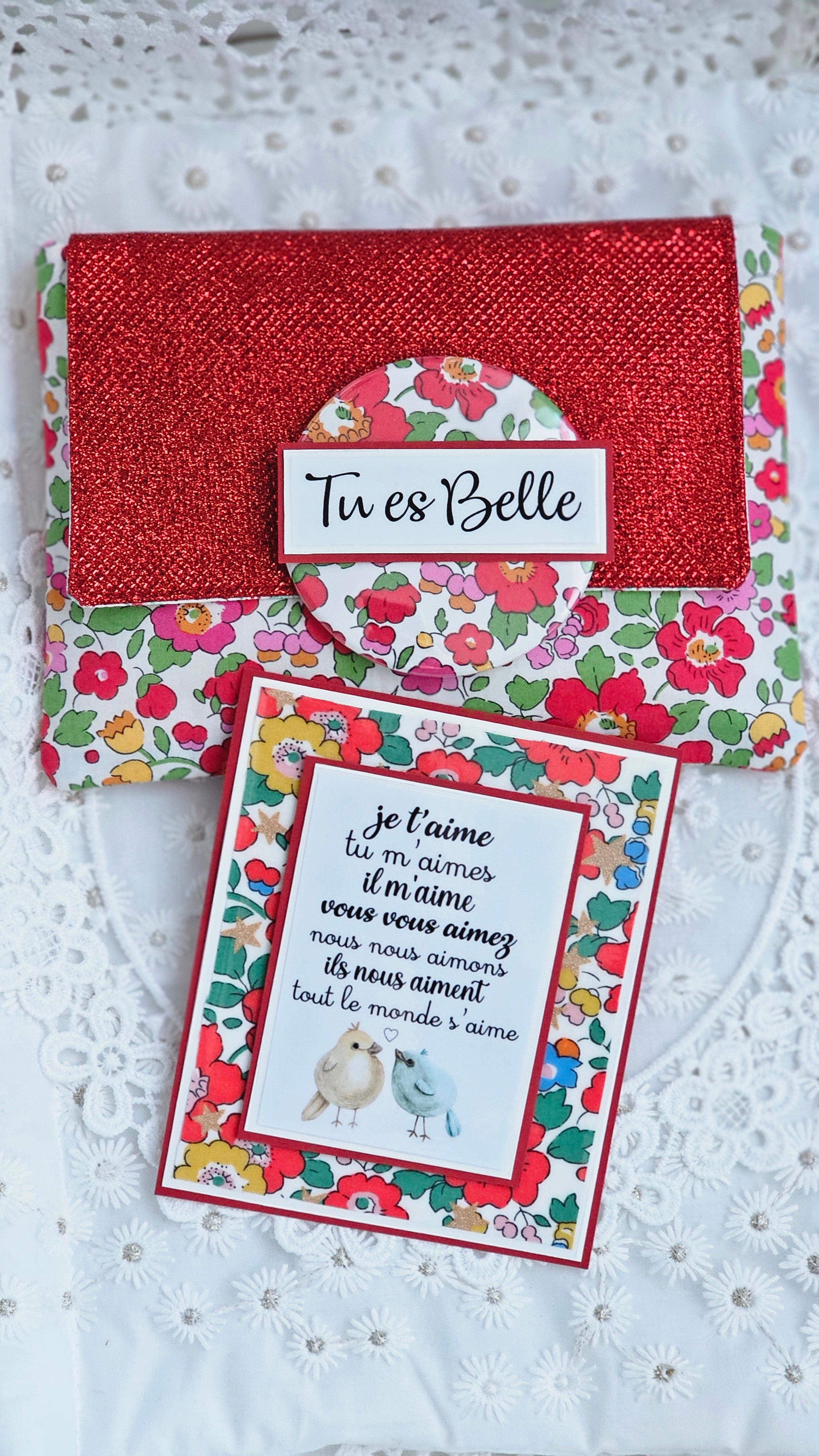 Pochette liberty et cartes