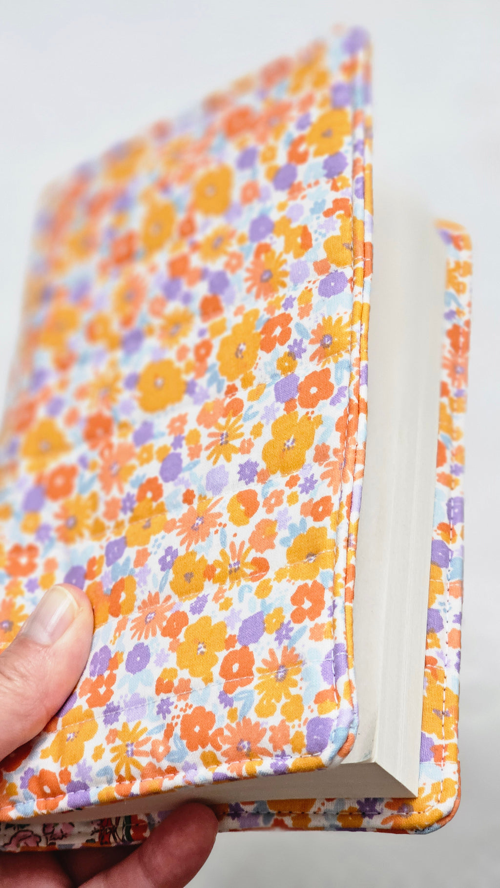 Housse tissu pour livre de poche