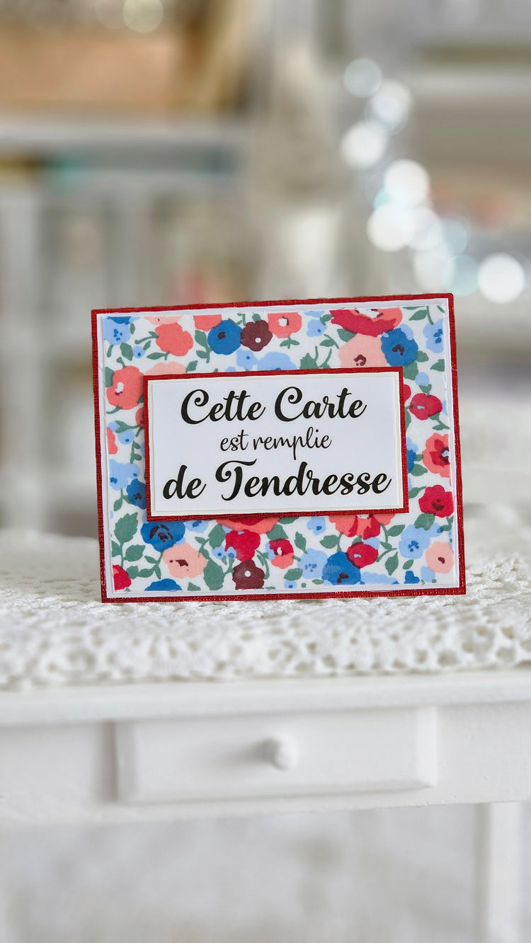 Carte papier liberty