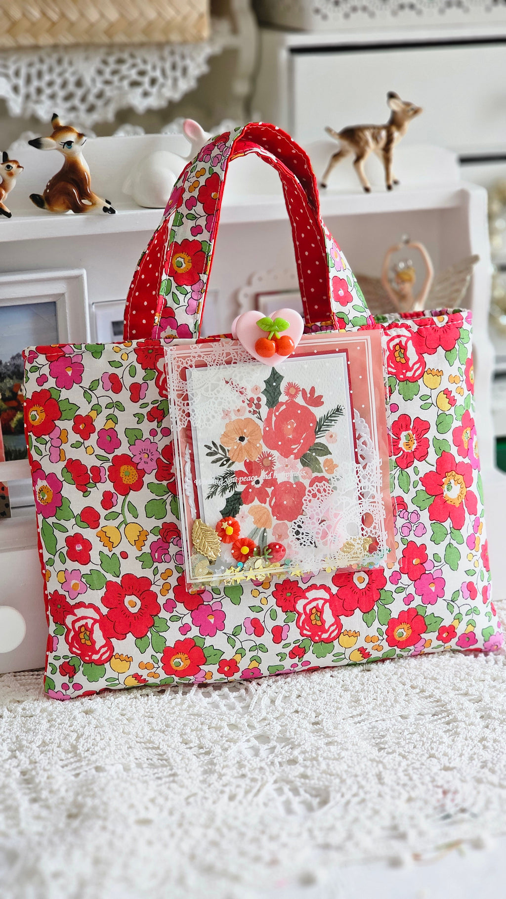 Pochette liberty pour livre de poche