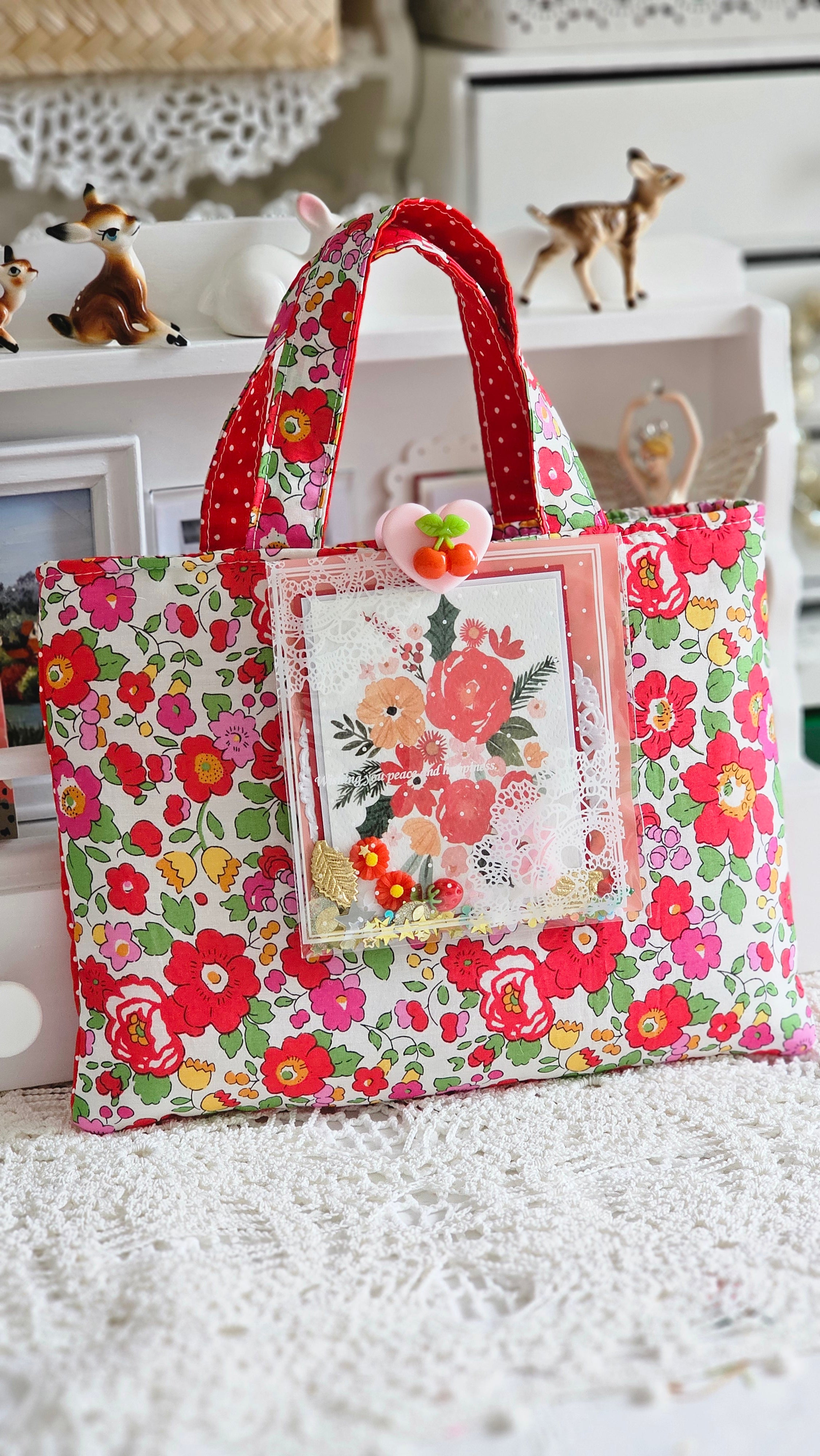 Pochette liberty pour livre de poche