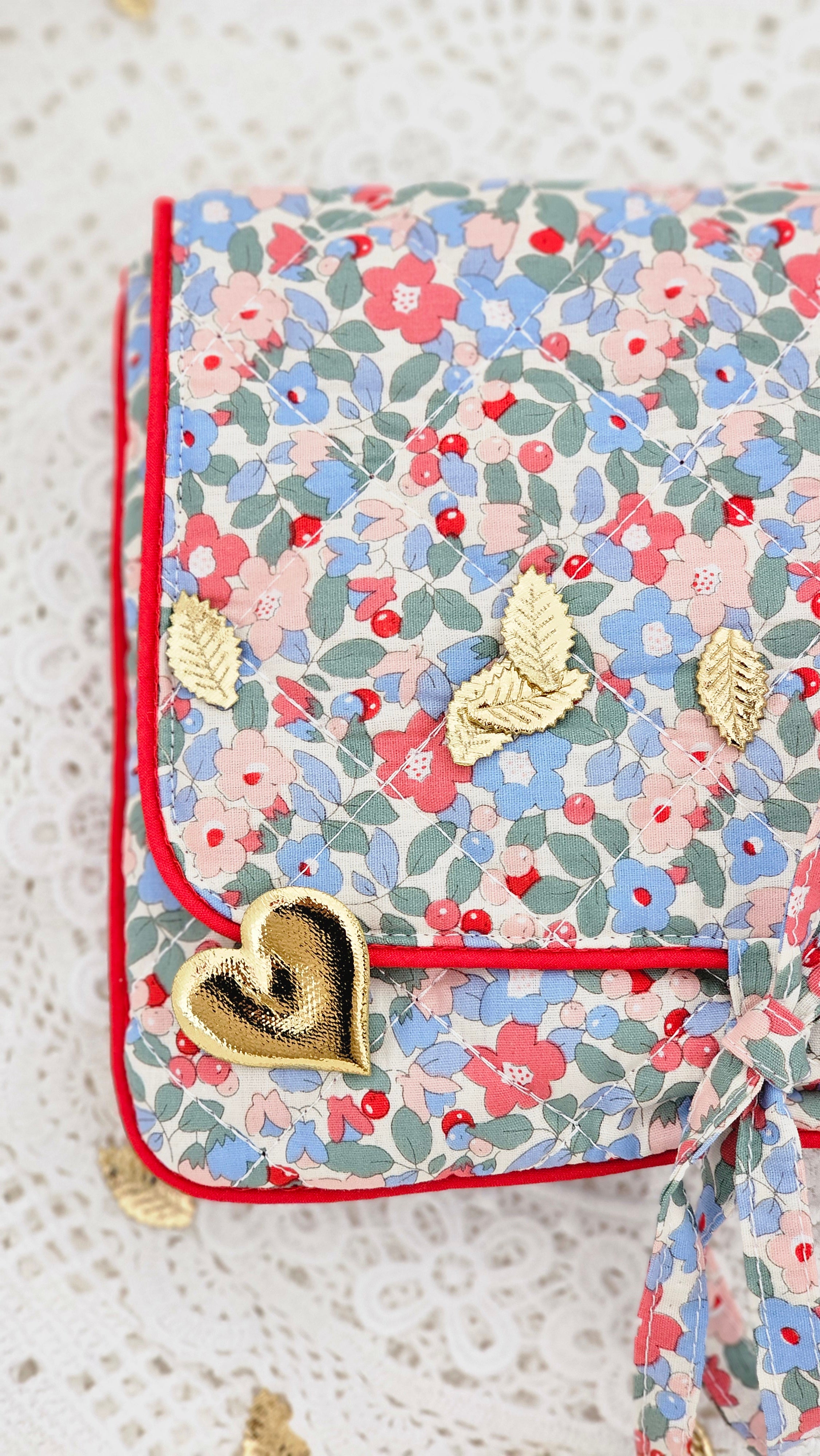 Pochette matelassée et cartes