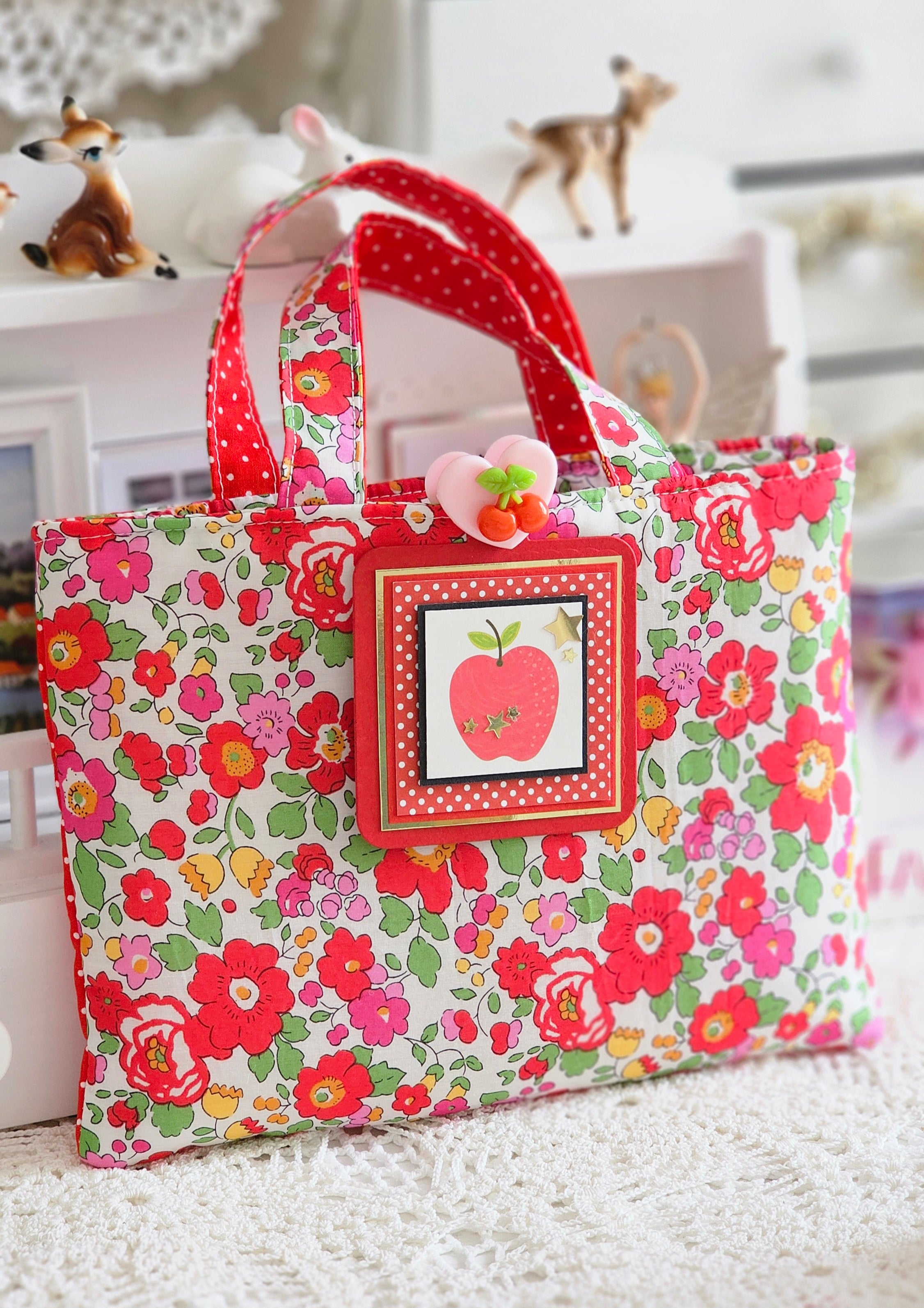 Pochette liberty pour livre de poche