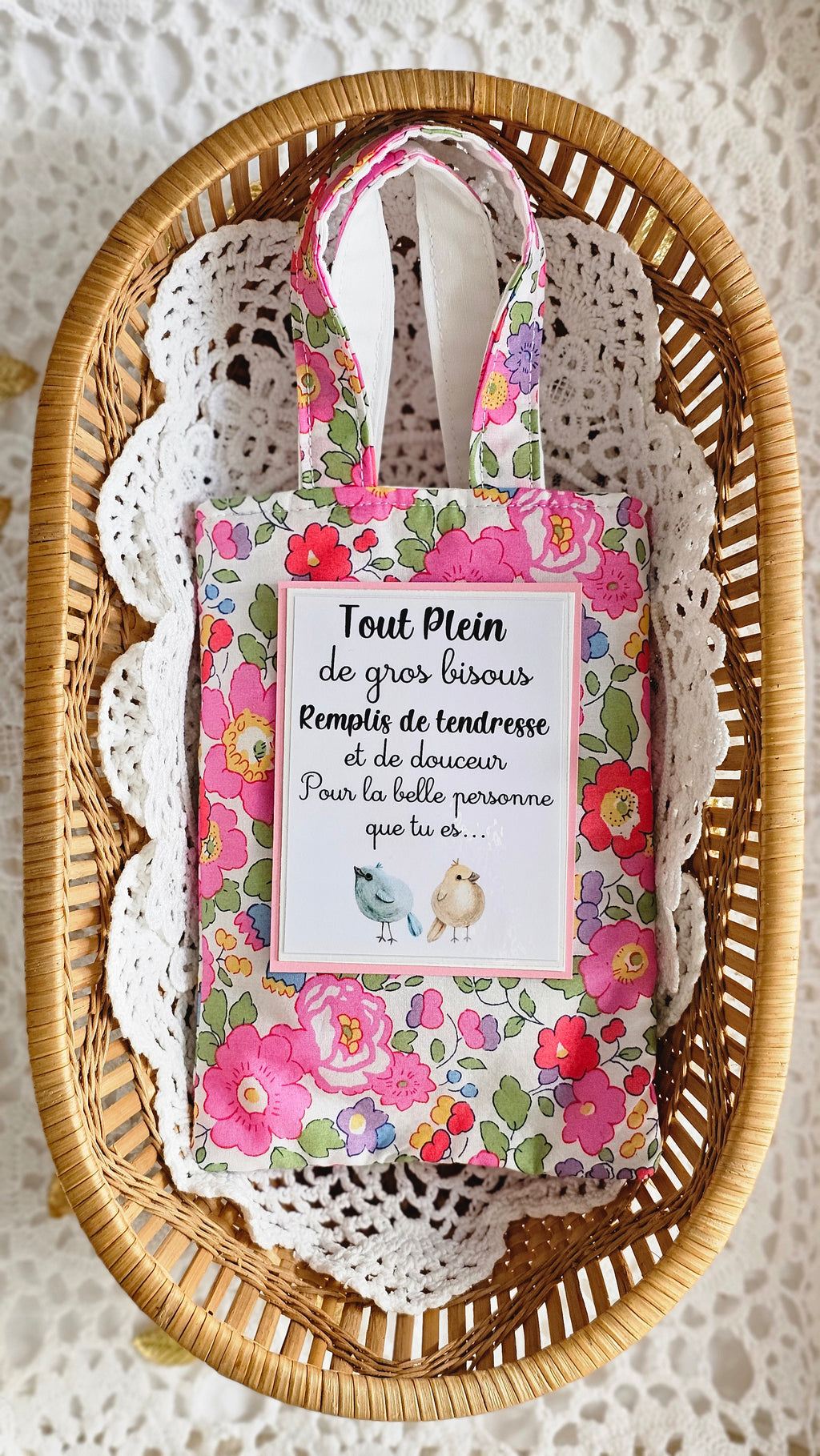 Mini tote bag et cartes