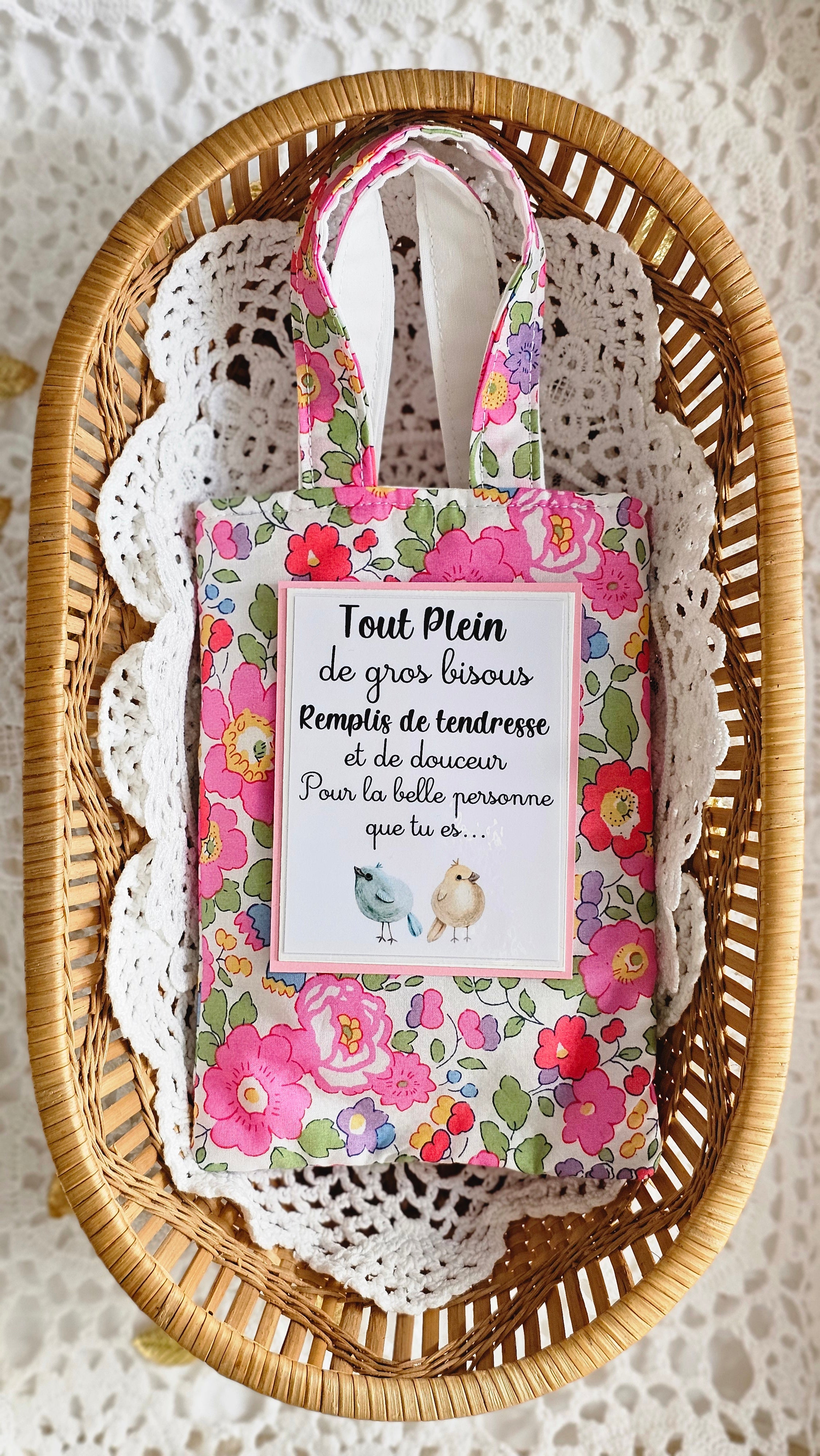 Mini tote bag et cartes