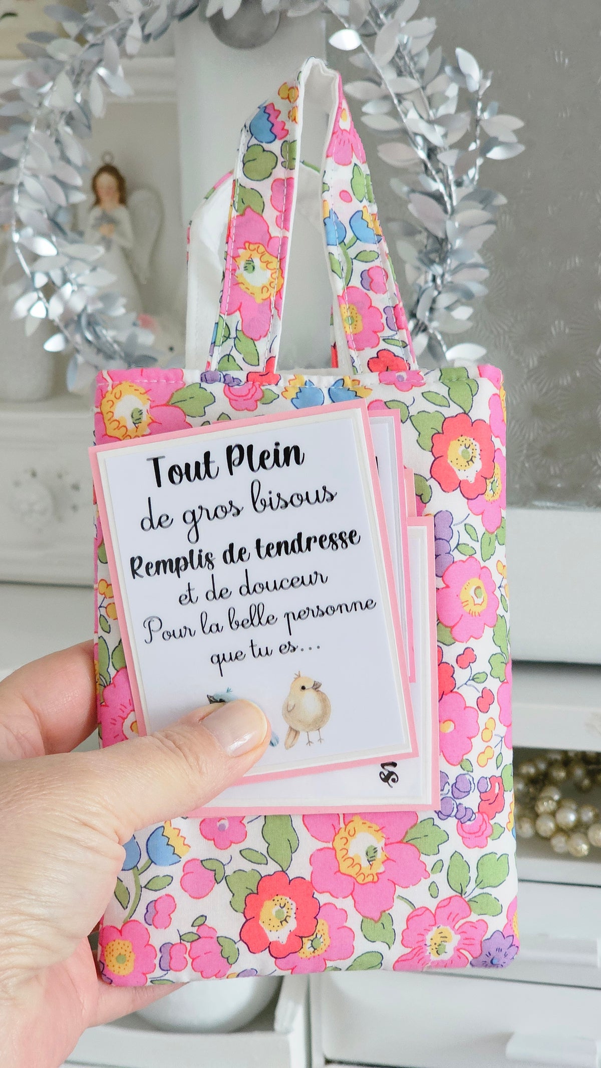 Mini tote bag et cartes