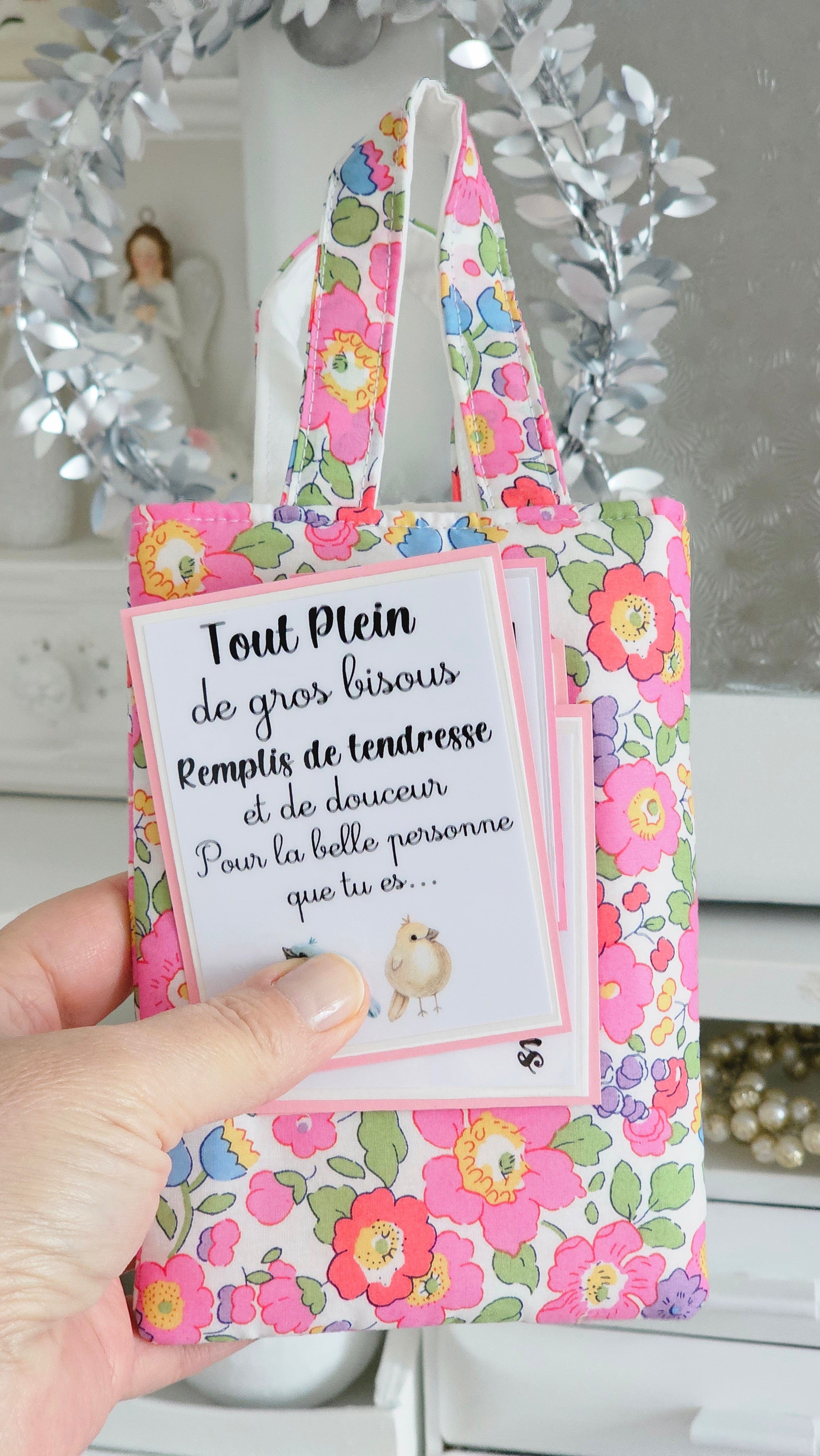 Mini tote bag et cartes