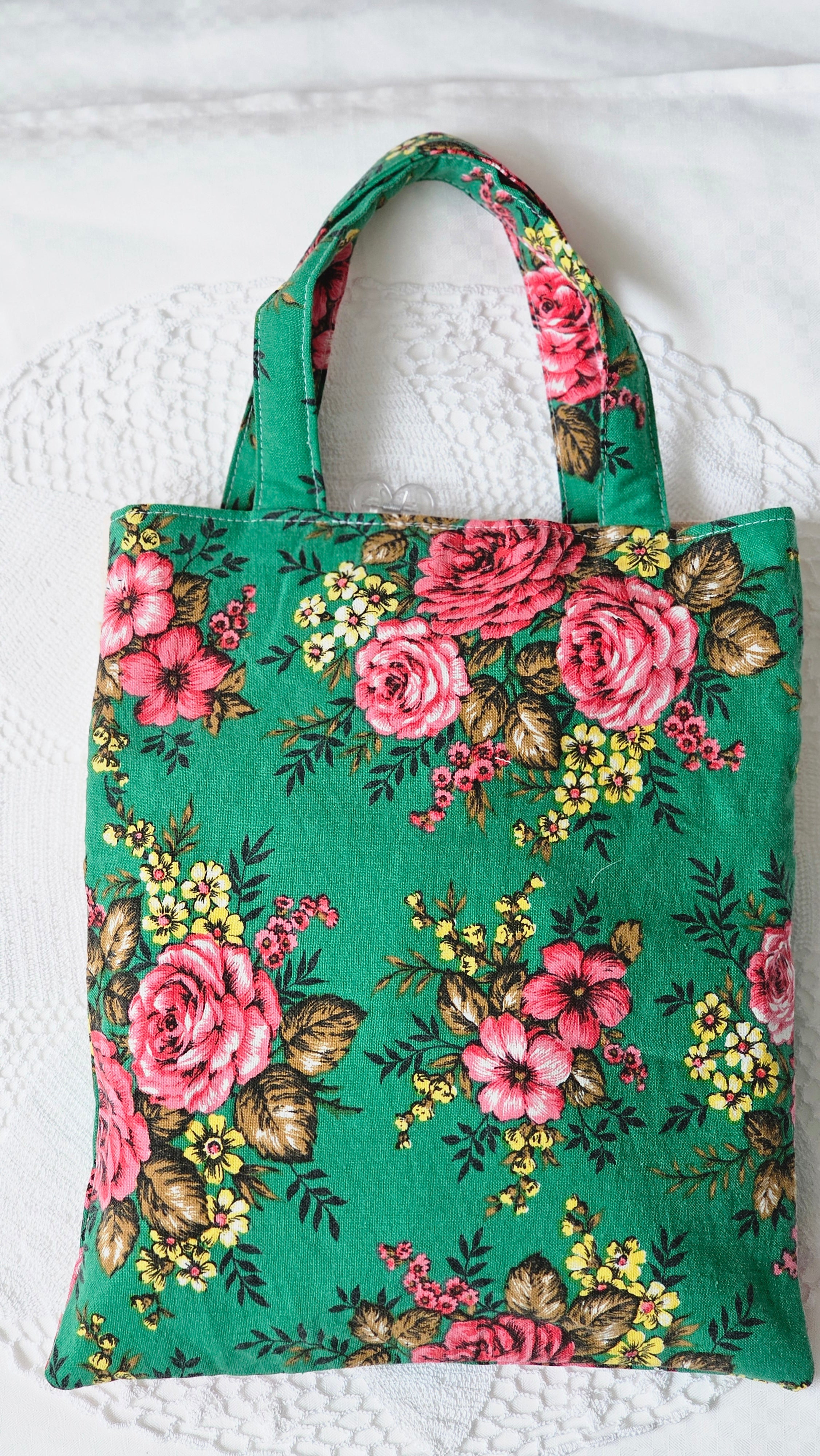 Sac tote bag tissu vintage