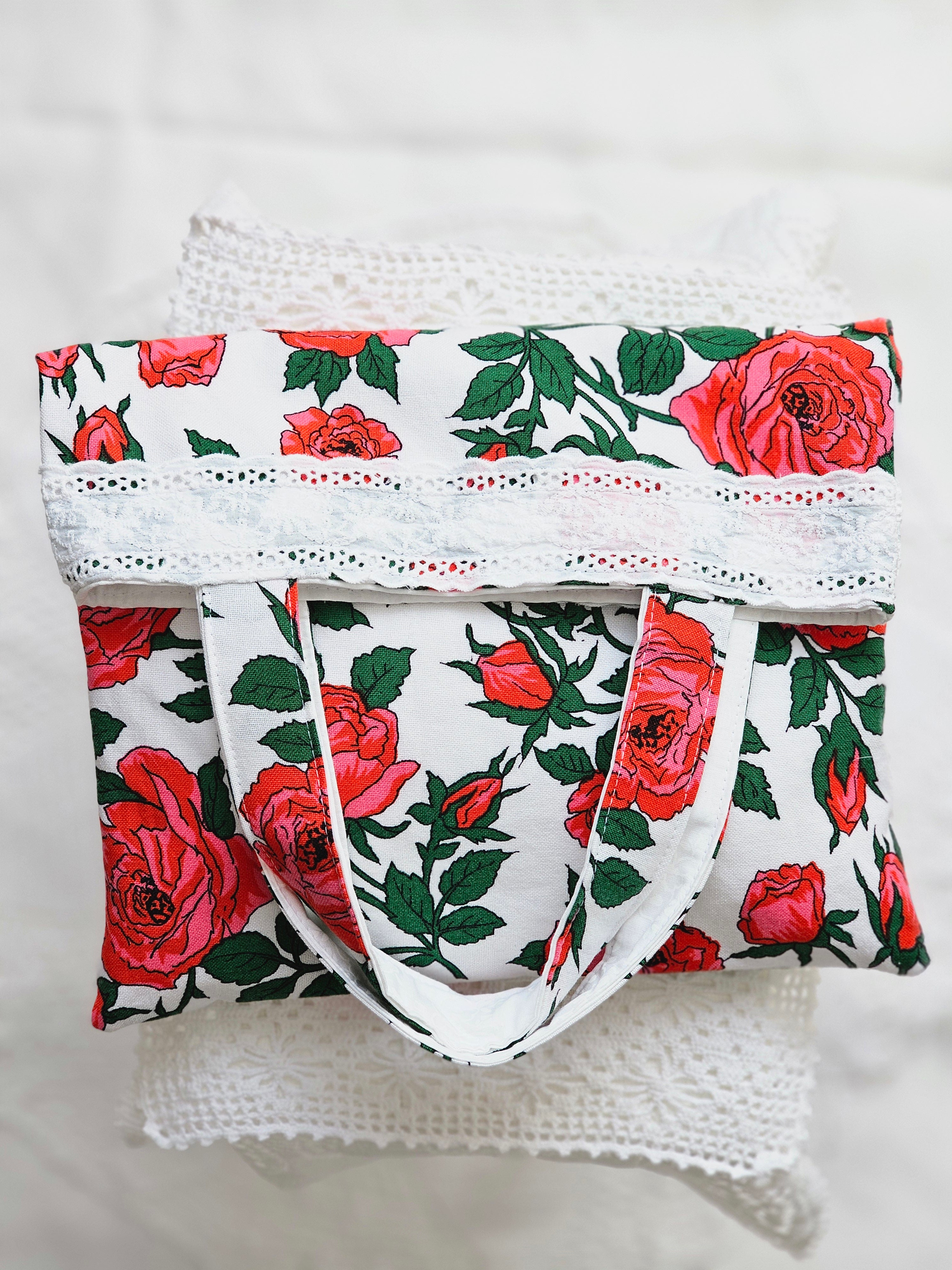Tote bag tissu vintage