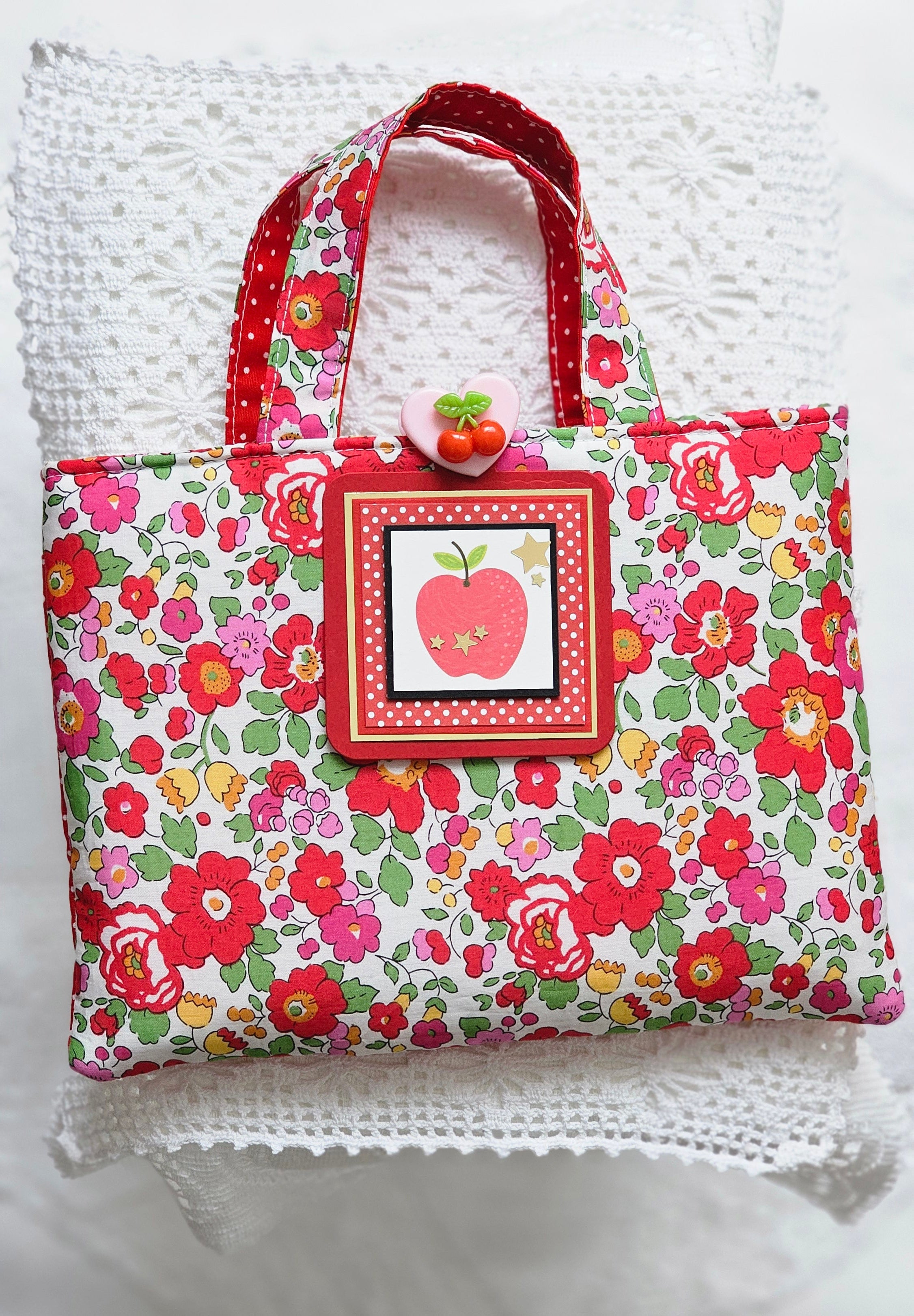 Pochette liberty pour livre de poche