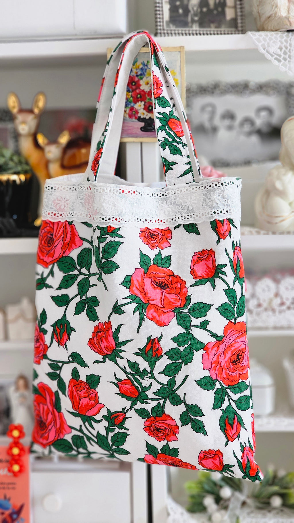 Tote bag tissu vintage